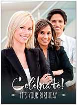Celebrate Photo Birthday Card D8085U-V